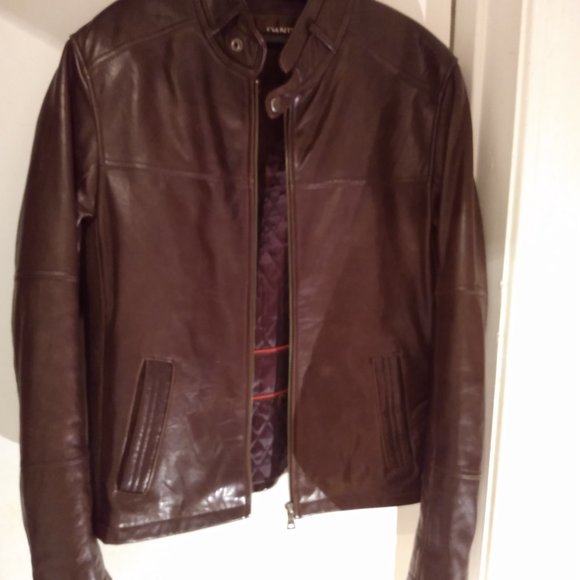 Manteau cuir, femme, Danier, taille M, Fermeture éclair, presque Neuf - Picture 2 of 5